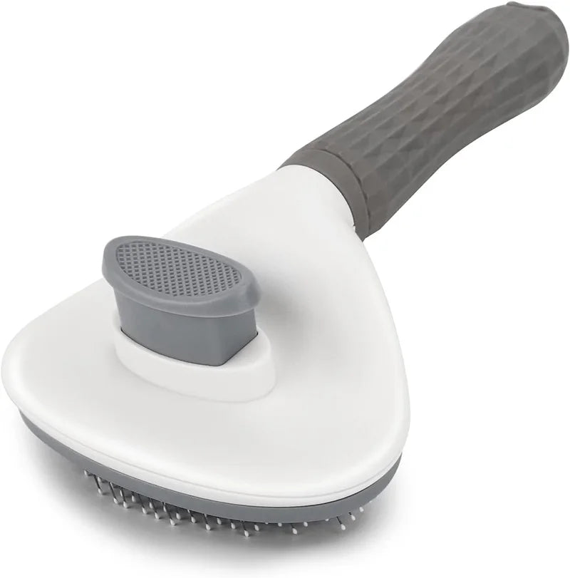 One-Click Pet Dog Hair Removal Brush